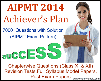 aipmt achiever's plan model papers sample papers 2014