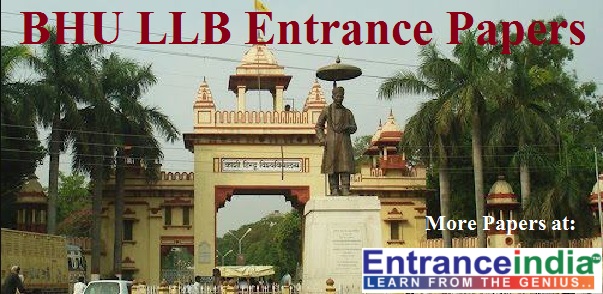 BHU LLB Entrance Question Papers