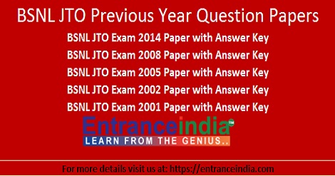 BSNL JTO Exam Papers Solved